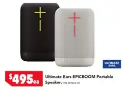 Harvey Norman Ultimate ears epicboom portable offer