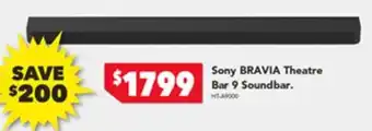 Harvey Norman Sony BRAVIA Theatre Bar 9 Soundbar offer