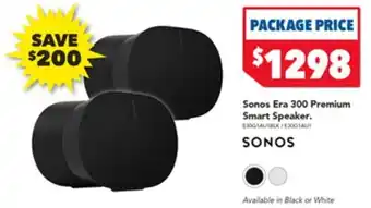 Harvey Norman Sonos Era 300 Premium Smart Speaker offer