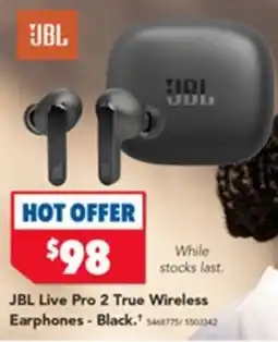 Harvey Norman JBL Live Pro 2 True Wireless Earphones offer