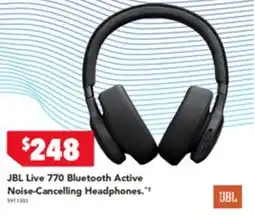 Harvey Norman JBL Live 770 Bluetooth Active Noise-Cancelling Headphones offer