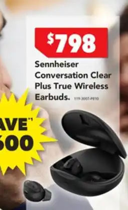 Harvey Norman Sennheiser Conversation Clear Plus True Wireless Earbuds offer