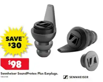 Harvey Norman Sennheiser Sound Protex Plus Earplugs offer