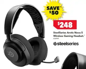 Harvey Norman SteelSeries Arctis Nova 5 Wireless Gaming Headset offer