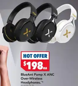 Harvey Norman BlueAnt Pump X ANC Over Wireless Headphones offer