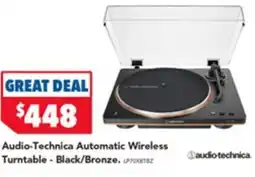 Harvey Norman Audio Technica Automatic Wireless Turntable Black Bronze offer