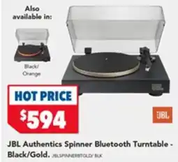 Harvey Norman JBL Authentics Spinner Bluetooth Turntable offer