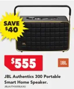 Harvey Norman JBL Authentics 300 Portable Smart Home Speaker offer