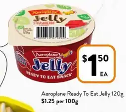 Foodworks Aeroplane Ready To Eat Jelly offer