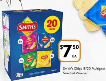 Foodworks Smith's Chips offer