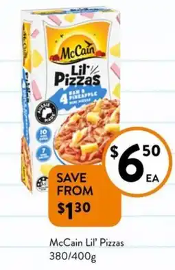 Foodworks McCain Lil' Pizzas offer