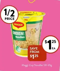 Foodworks Maggi Cup Noodles offer