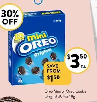 Foodworks Oreo Mini or Oreo Cookie offer