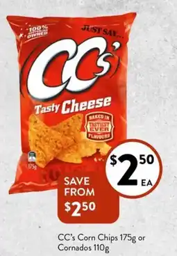 Foodworks CC's Corn Chips offer