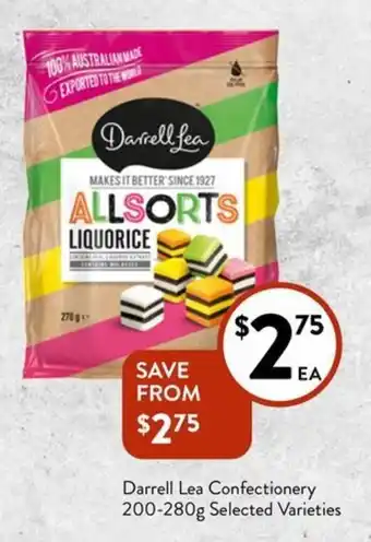 Foodworks Darrell Lea Confectionery offer