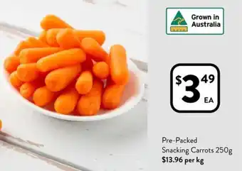 Foodworks Snacking Carrots offer