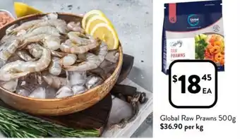 Foodworks Global Raw Prawns offer