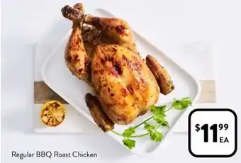 Foodworks Regular BBQ Roast Chicken offer