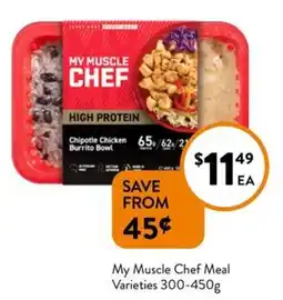 Foodworks My Muscle Chef Meal offer