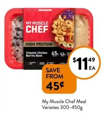 Foodworks My Muscle Chef Meal offer