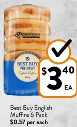 Foodworks Best Buy English Muffins offer