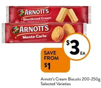 Foodworks Arnott's Cream Biscuits offer