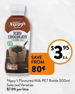 Foodworks Nippy's Flavoured Milk PET Bottle offer