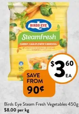 Foodworks Birds Eye Steam Fresh Vegetables offer