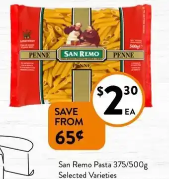 Foodworks San Remo Pasta offer