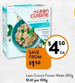 Foodworks Lean Cuisine Frozen Meals offer