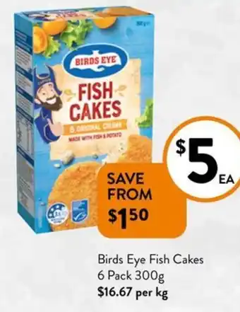 Foodworks Birds Eye Fish Cakes offer