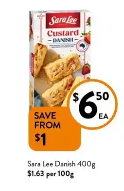 Foodworks Sara Lee Danish offer