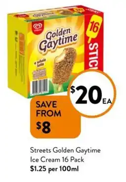 Foodworks Streets golden gaytime ice cream offer