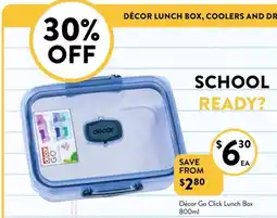 Foodworks Décor go click lunch box offer