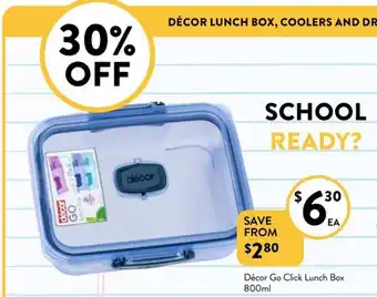 Foodworks Décor go click lunch box offer