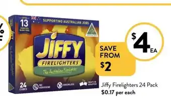 Foodworks jiffy firelighters offer