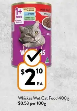 Foodworks Whiskas Wet Cat Food offer