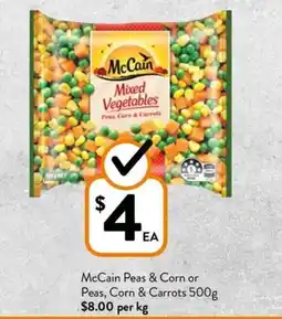 Foodworks Peas, Corn & Carrots offer