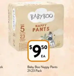 Foodworks Nappy pants offer