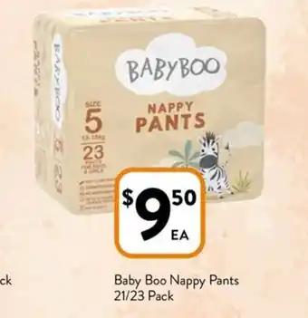 Foodworks Nappy pants offer