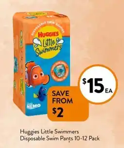 Foodworks Little swimmers disposable swim pants offer