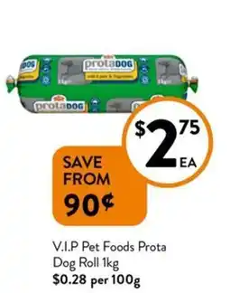 Foodworks Pet Foods Prota Dog Roll offer