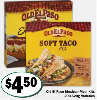 Friendly Grocer Mexican Meal Kits offer