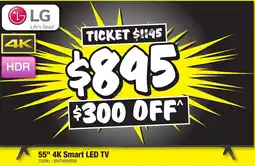 JB Hi-Fi 55" 4K Smart LED TV offer