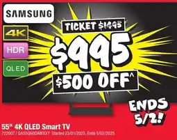 JB Hi-Fi 55" 4K QLED Smart TV offer