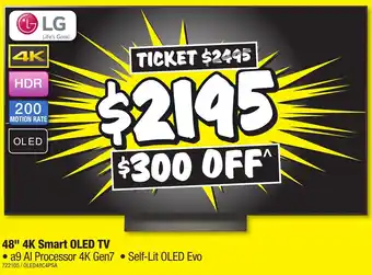 JB Hi-Fi 48" 4K Smart OLED TV offer