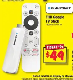 JB Hi-Fi Fhd google tv stick offer