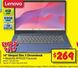 JB Hi-Fi 14" Ideapad Slim 3 Chromebook offer