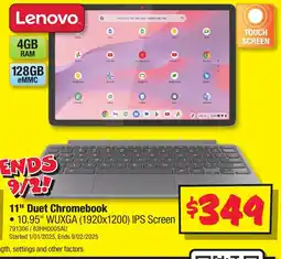 JB Hi-Fi 11" Duet Chromebook offer