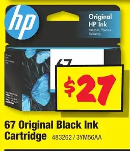 JB Hi-Fi 67 Original Black Ink Cartridge offer